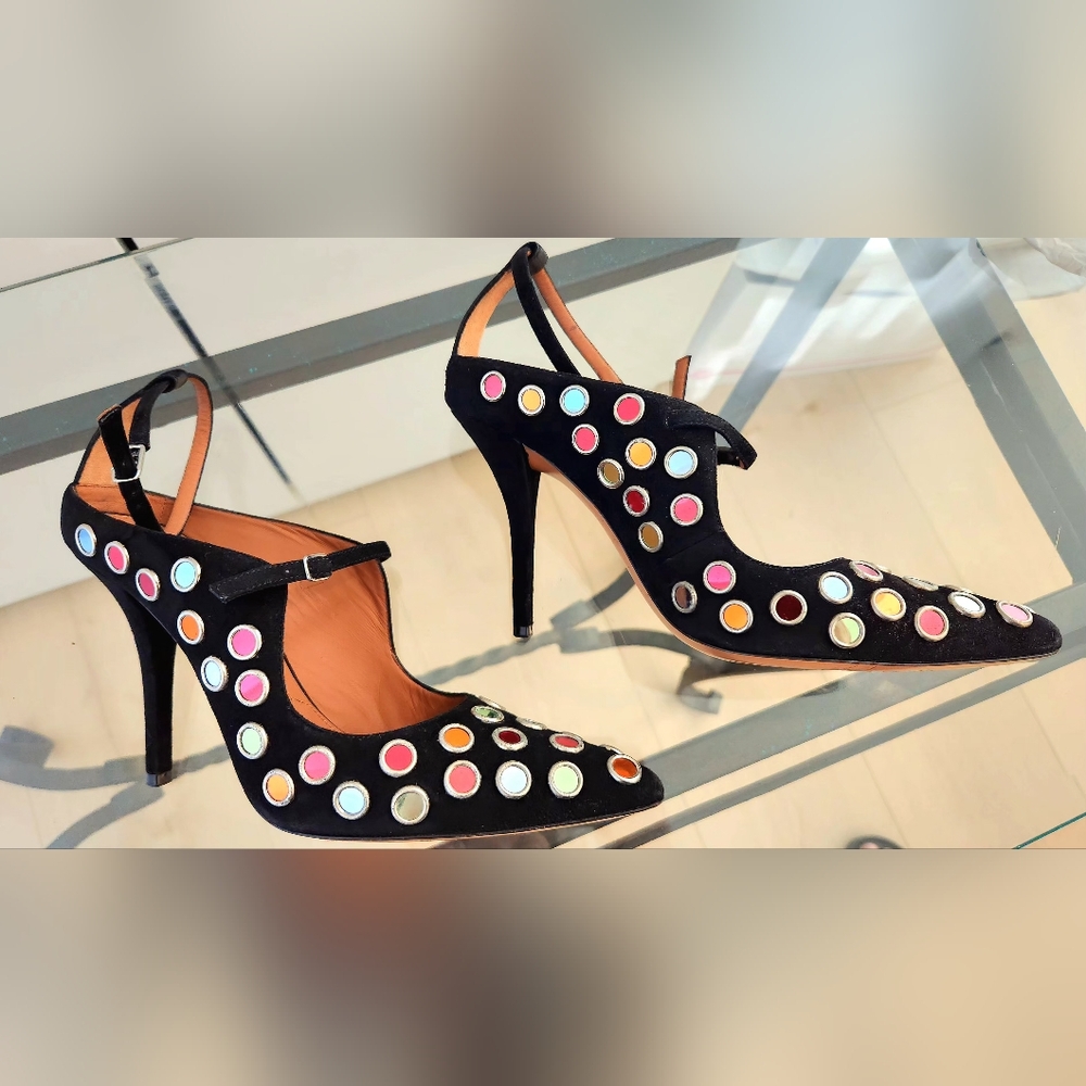 Givenchy Eacarpin 10 Brides Multi Colored Polka D… - image 3